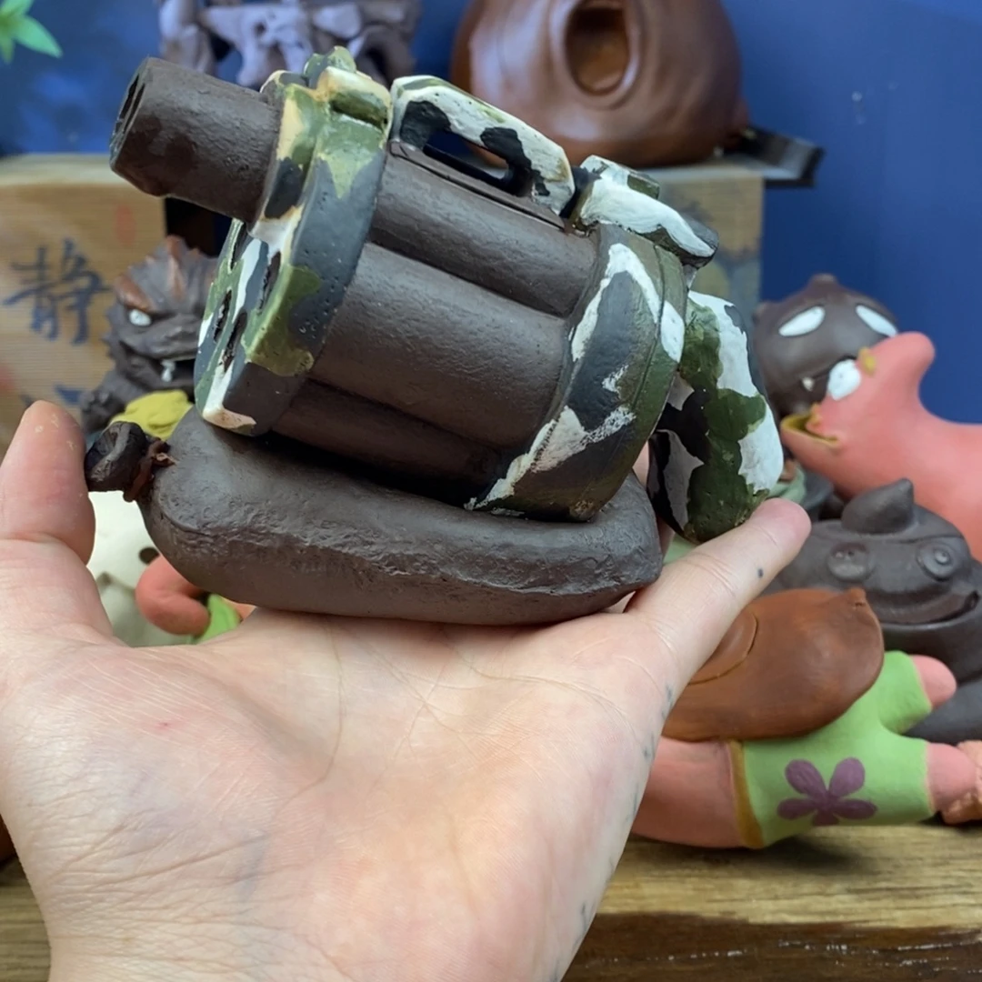 茶壶紫砂紫砂 双管齐下