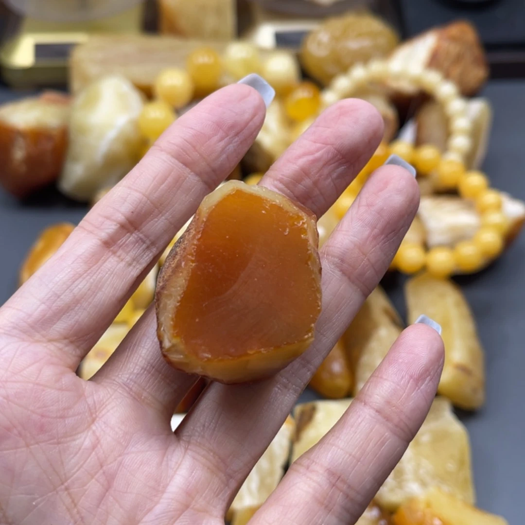 【闪购商品】未镶嵌定制琥珀天然琥珀蜜蜡原石定制