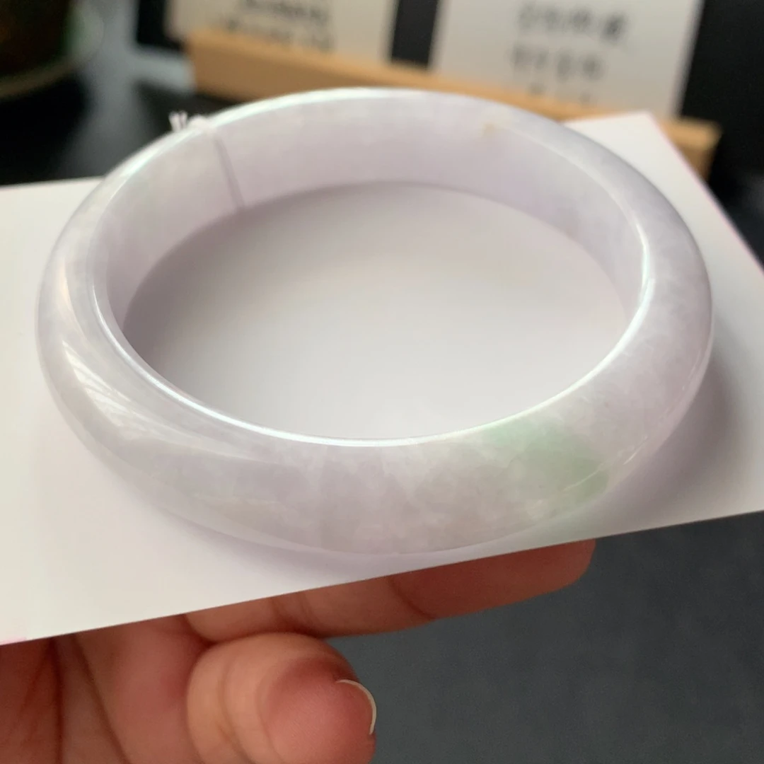 翡翠未镶嵌手镯25号55.7-11.1-8.2