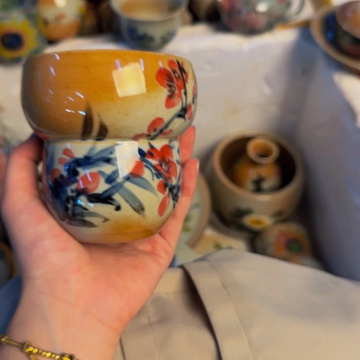 瓷片景德镇陶瓷手工手绘