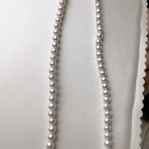 淡水珍珠颈饰未镶嵌我*