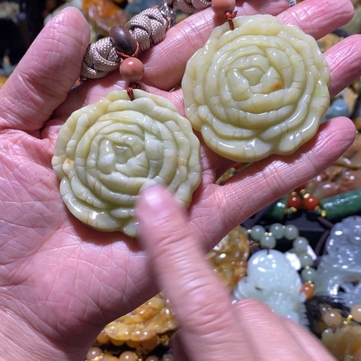 岫玉岫玉吊坠未镶嵌