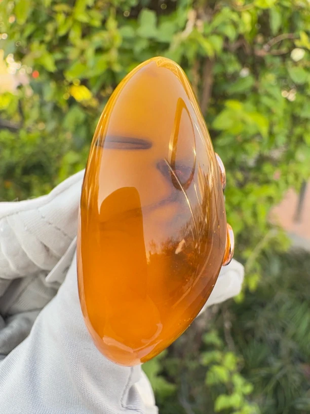 假一赔十，天然琥珀蜜蜡戒指，随形戒指，编号0227