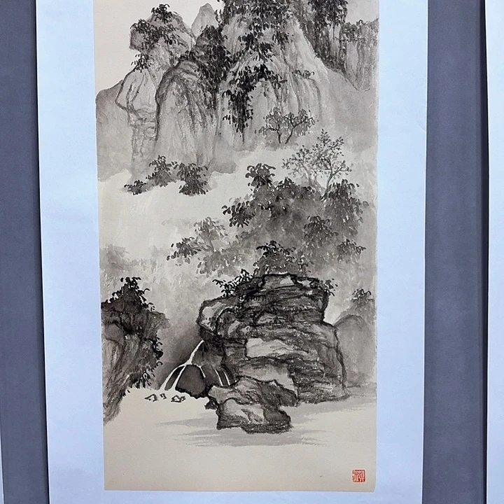 国画亲笔手绘放心去藏