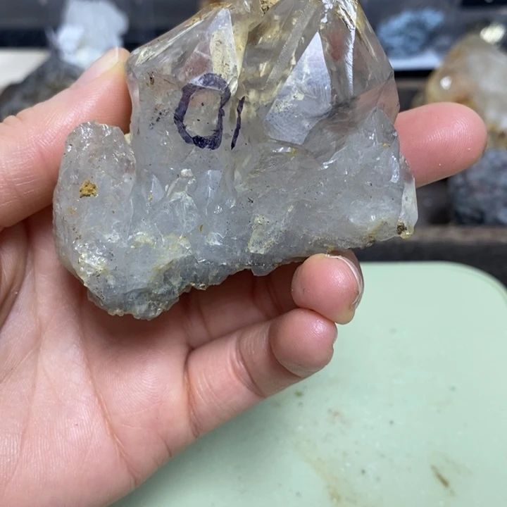 水晶水晶柱未镶嵌