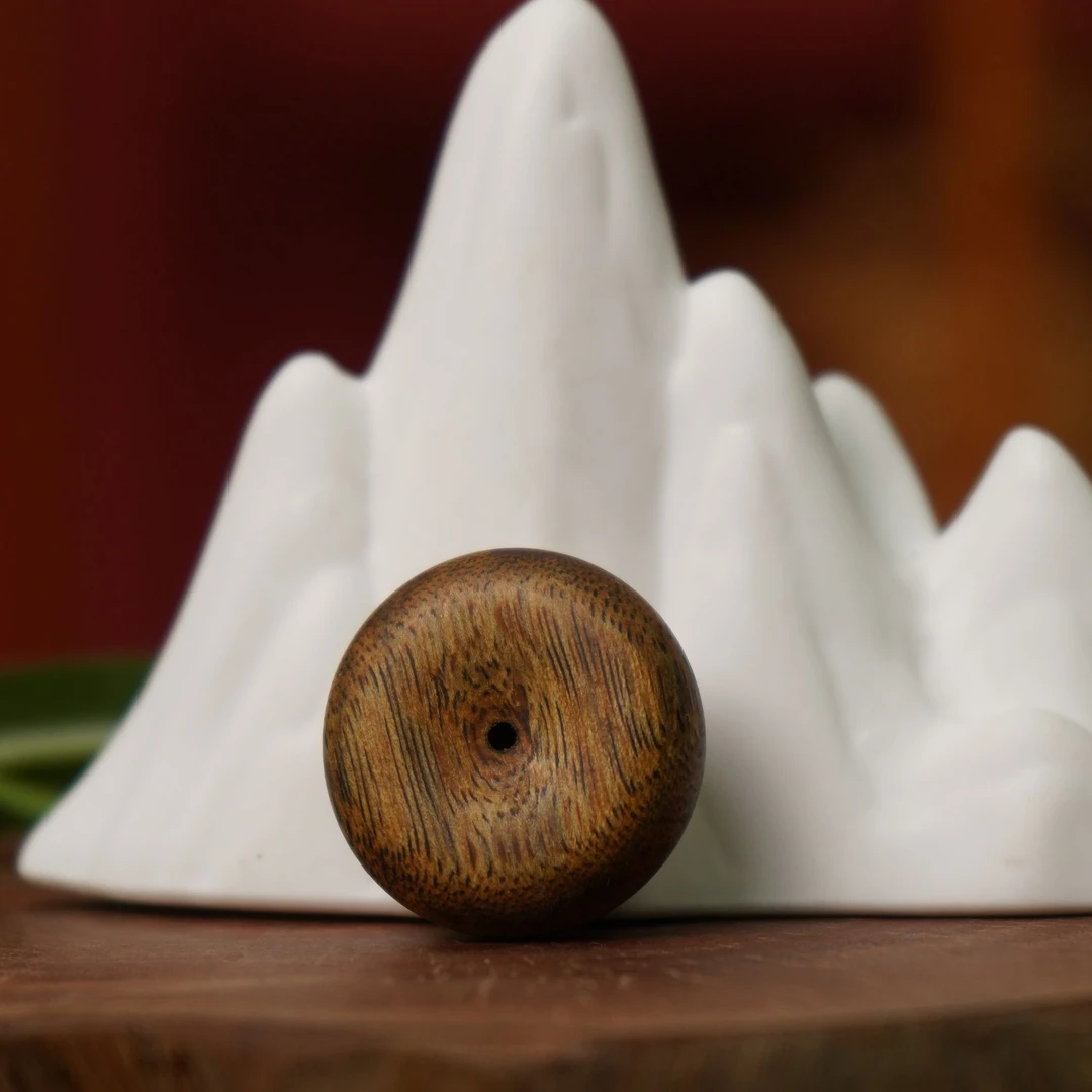 真腊棋楠种糖结糯化软油老料沉香制品 平安扣 3.4g 250822020 B