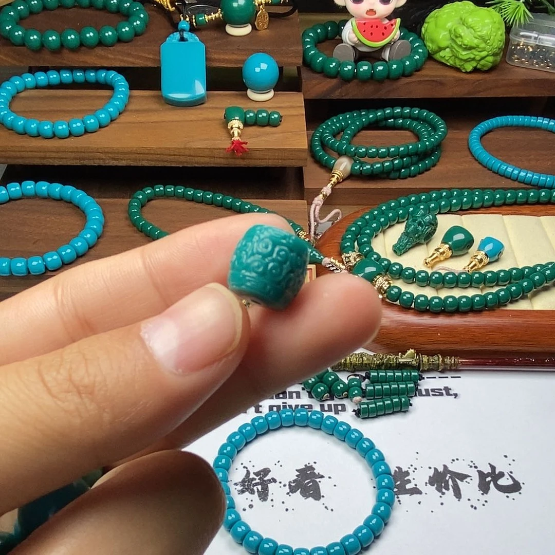 琉璃手工艺品?****東浮力回纹珠