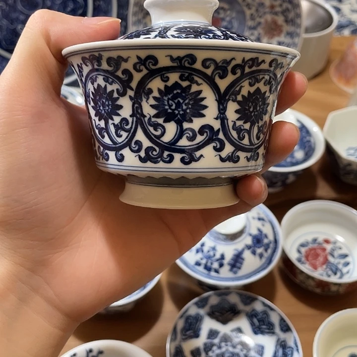 齐***咎景德镇陶瓷手工手绘