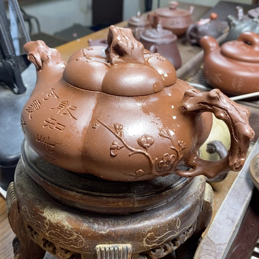 紫砂茶壶原矿手工158
