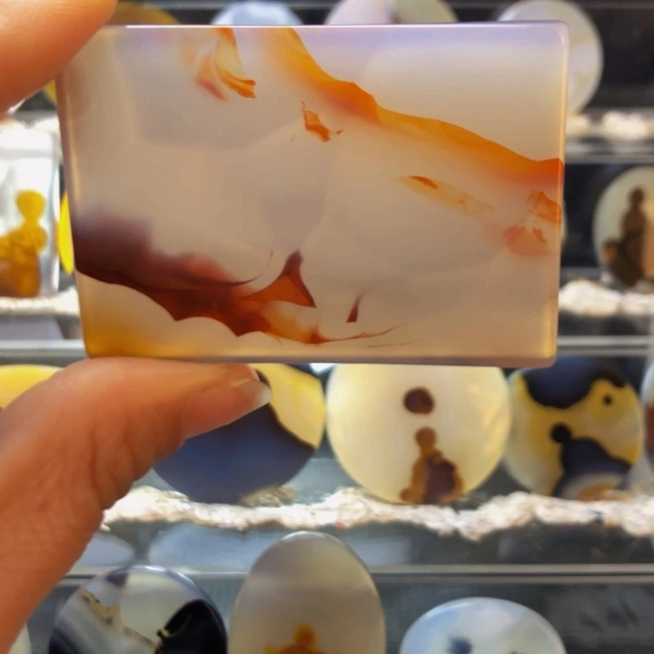 合金玛瑙/玉髓珠宝奇石198