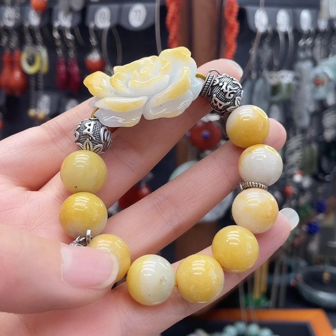 翡翠手链未镶嵌浅**柔420gjkjhh