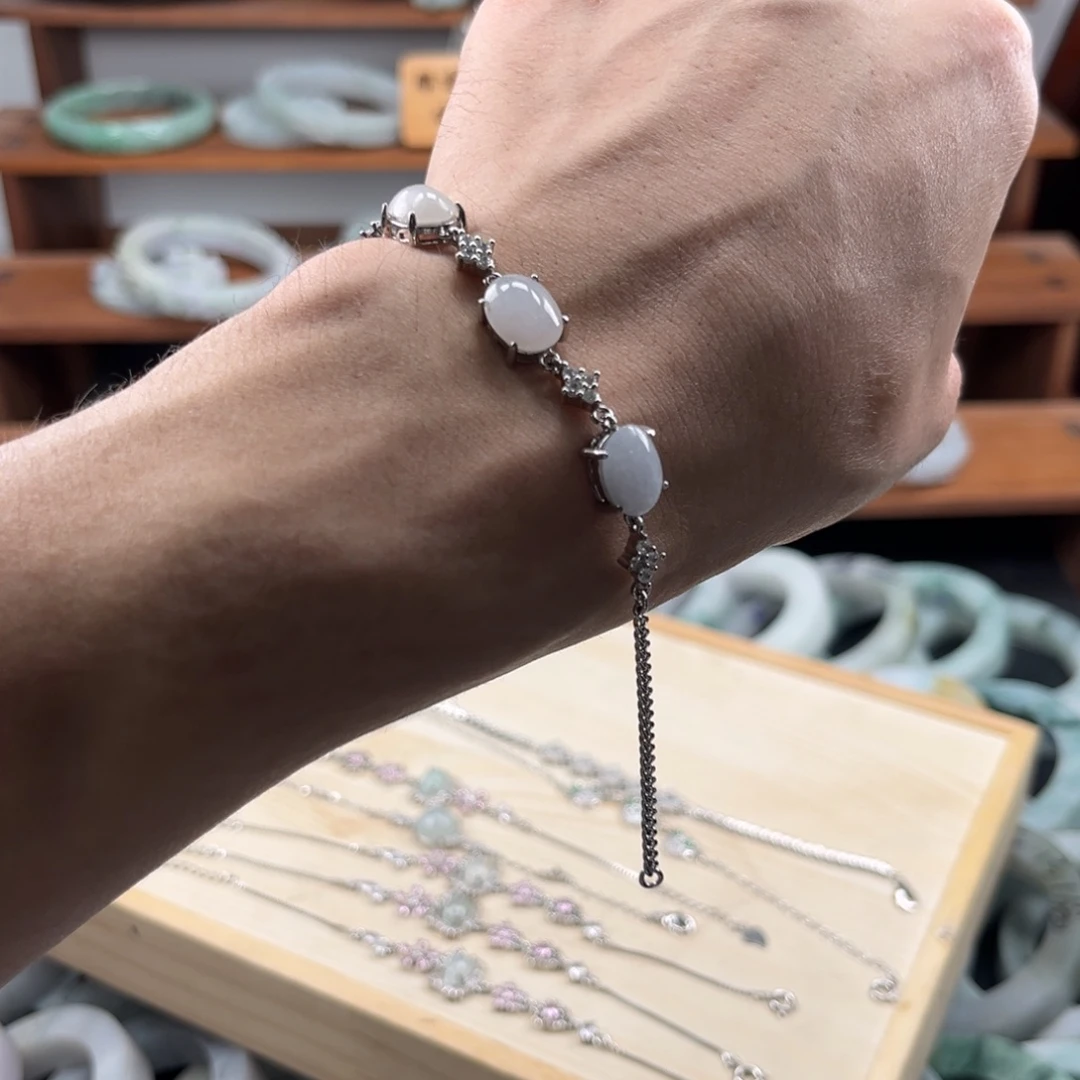 翡翠未镶嵌手链翡翠