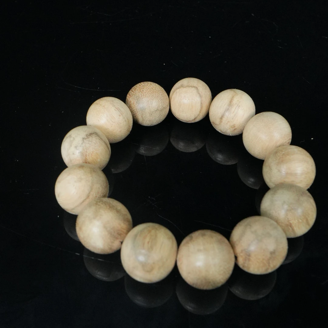 A7464 西马虎皮纹沉香手串 1.9cm  19.11g