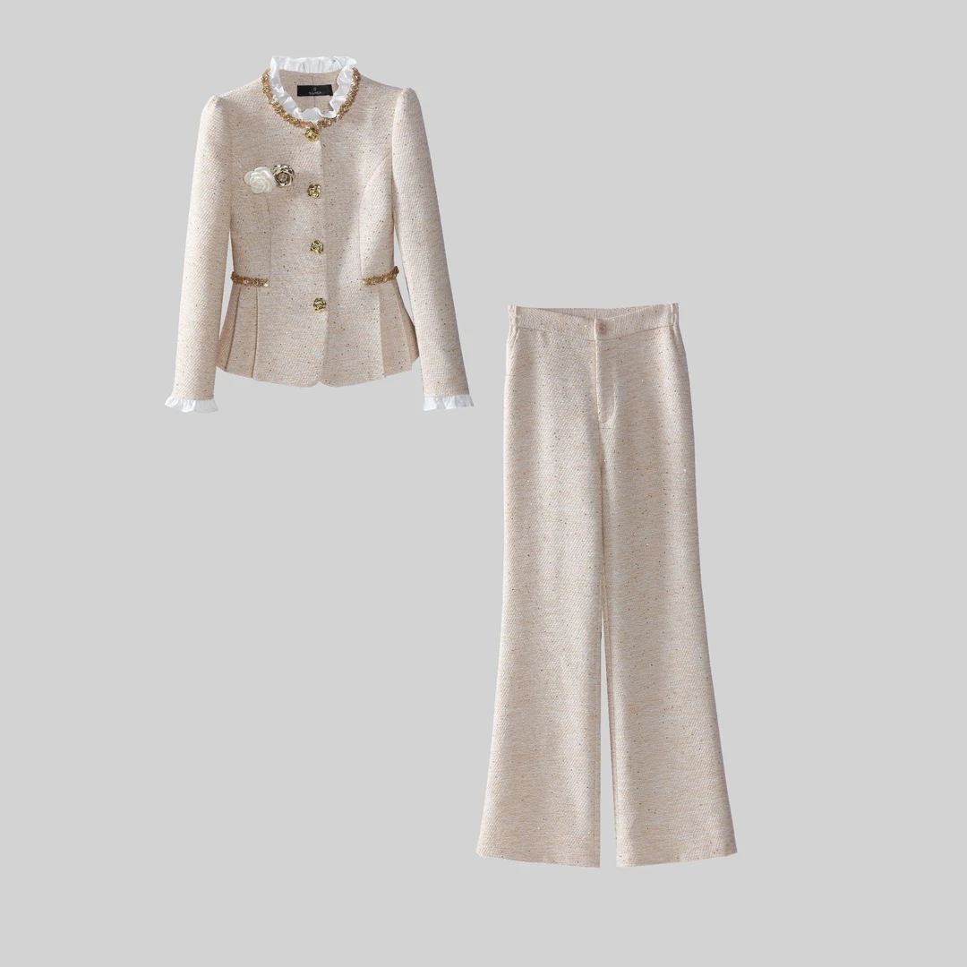 〈纪朵研〉1383静奢风INS风时尚套装休闲风