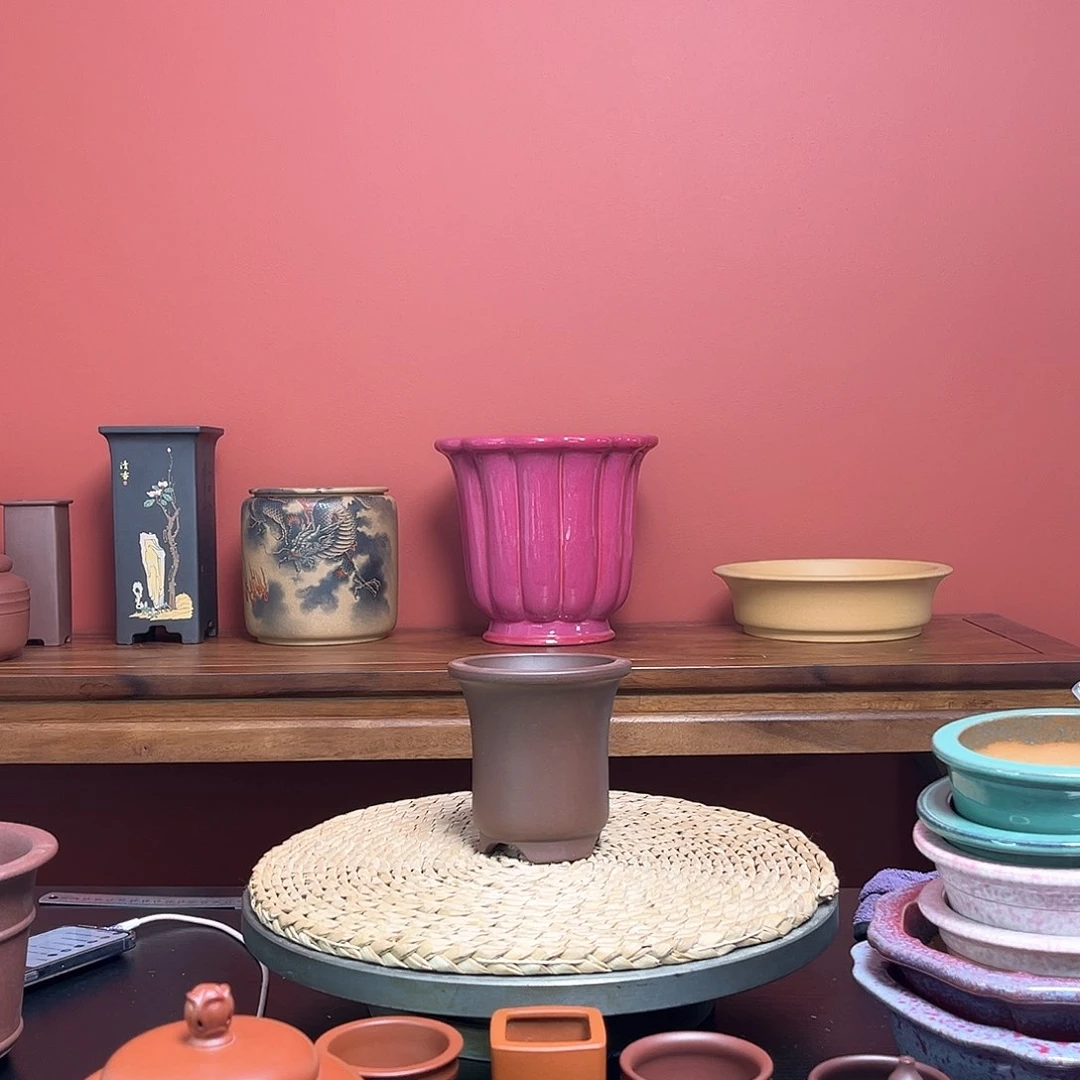 紫砂花盆悠***哥紫泥花盆