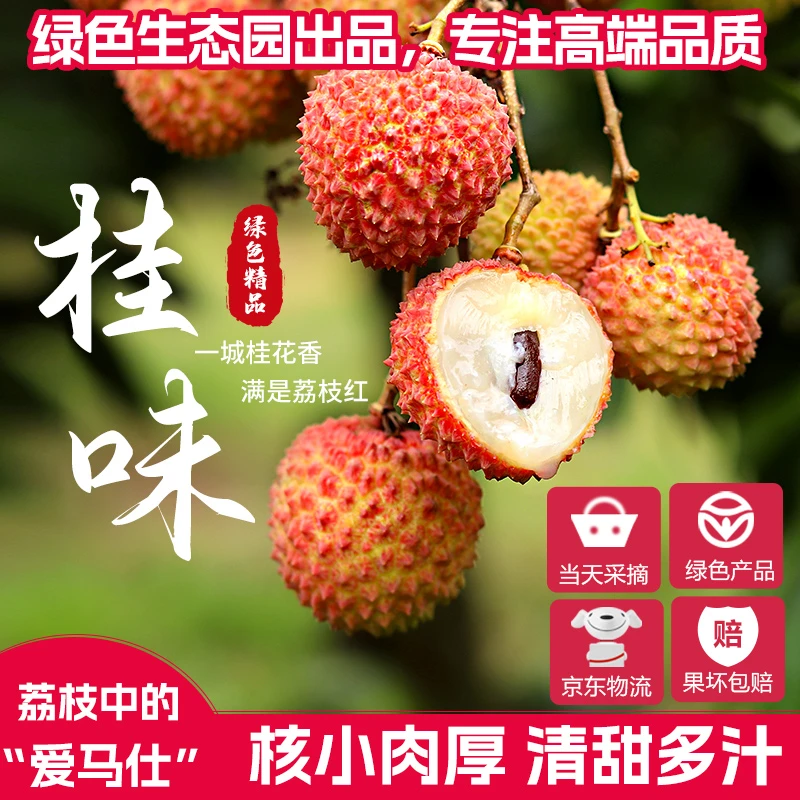 「顺丰/京东空运」 广西桂味荔枝福利专享