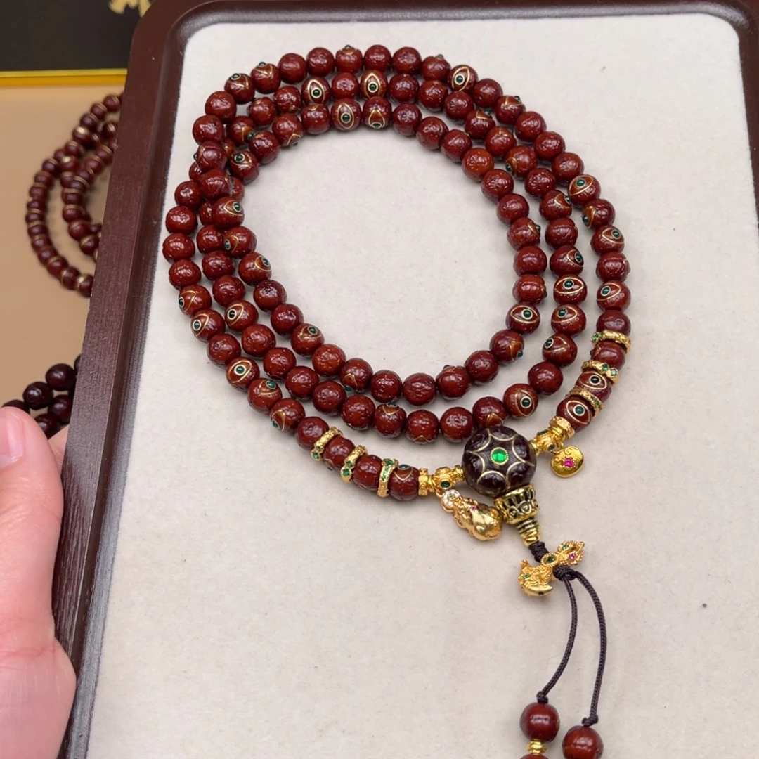 奔***狗凤眼菩提吊坠凤眼