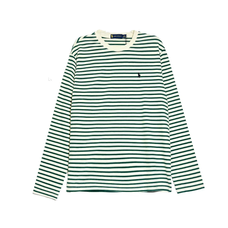 DIV.POLO男女款春夏条纹长袖T恤打底衫圆领长袖RD3534163348