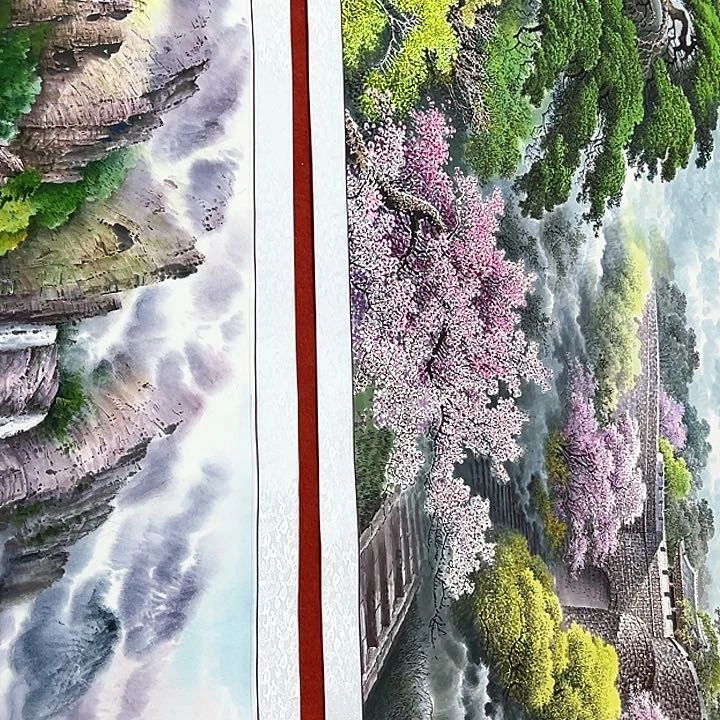 横款用****1国画看看，欣赏一下
