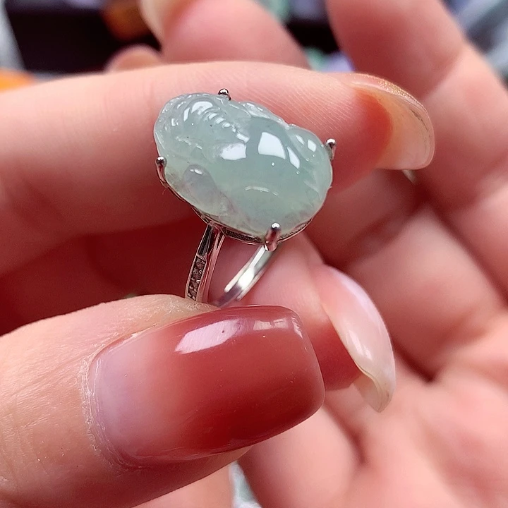 翡翠银S925镶嵌颈饰翡翠