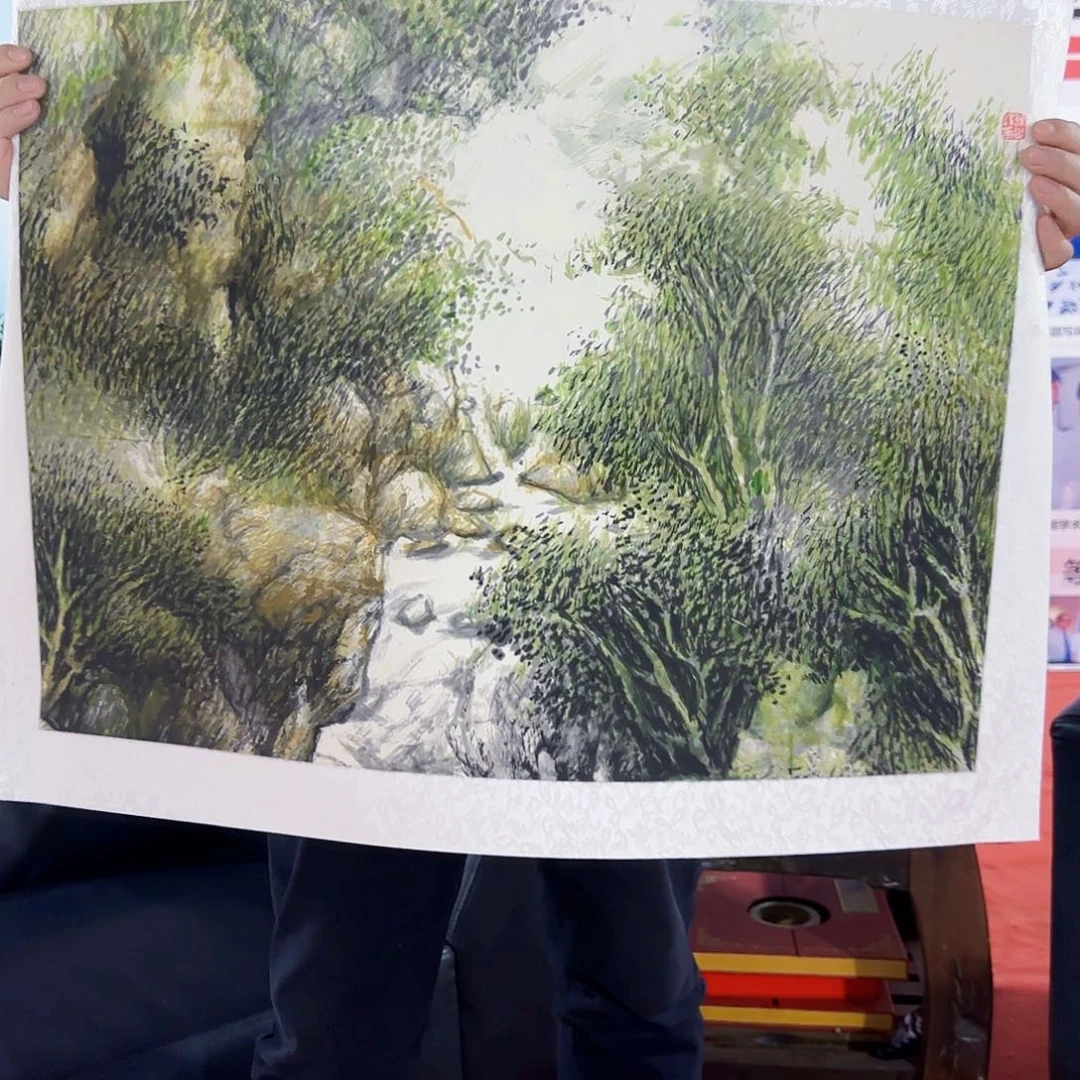 国画艺术家的作品