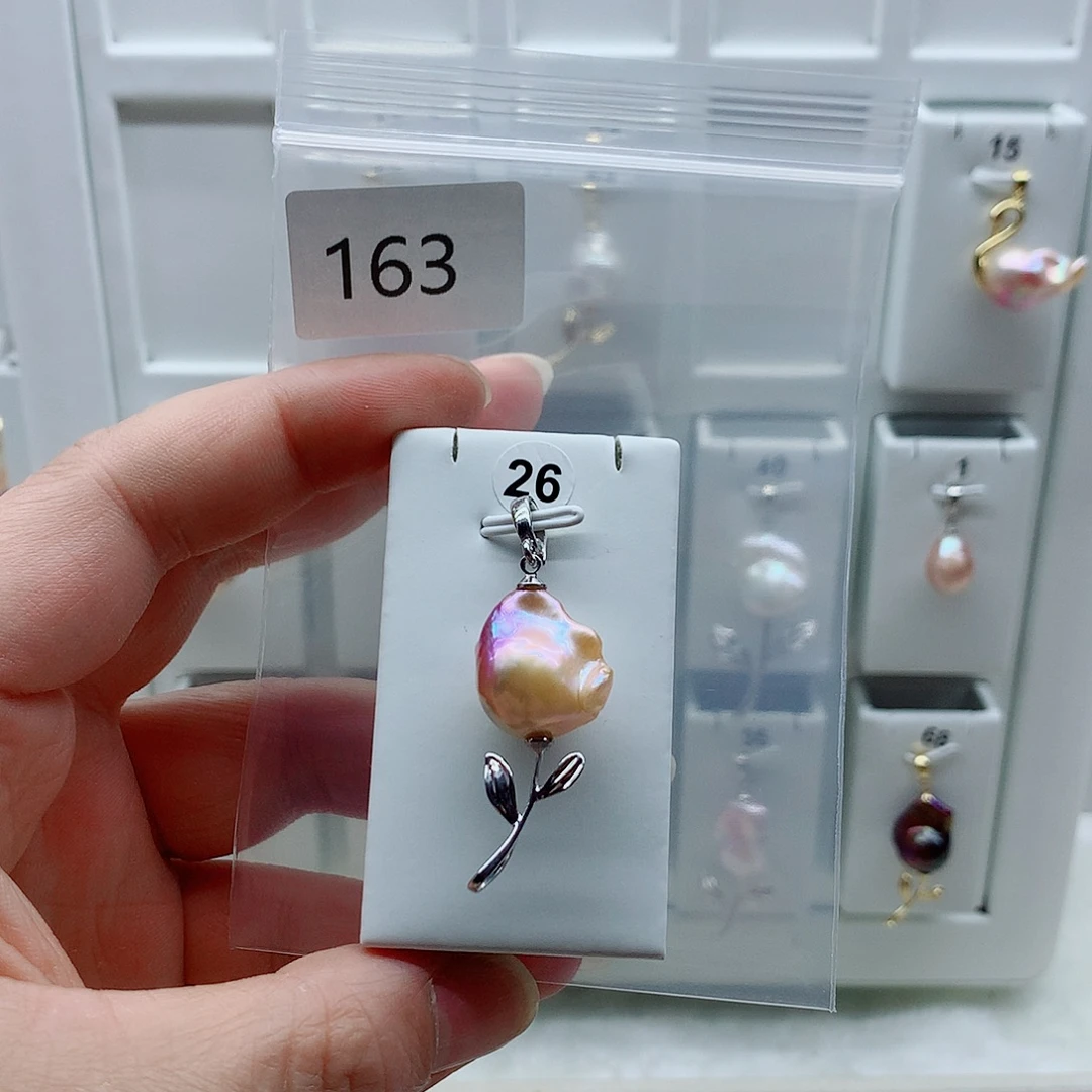 吊坠(不含链)合金淡水珍珠