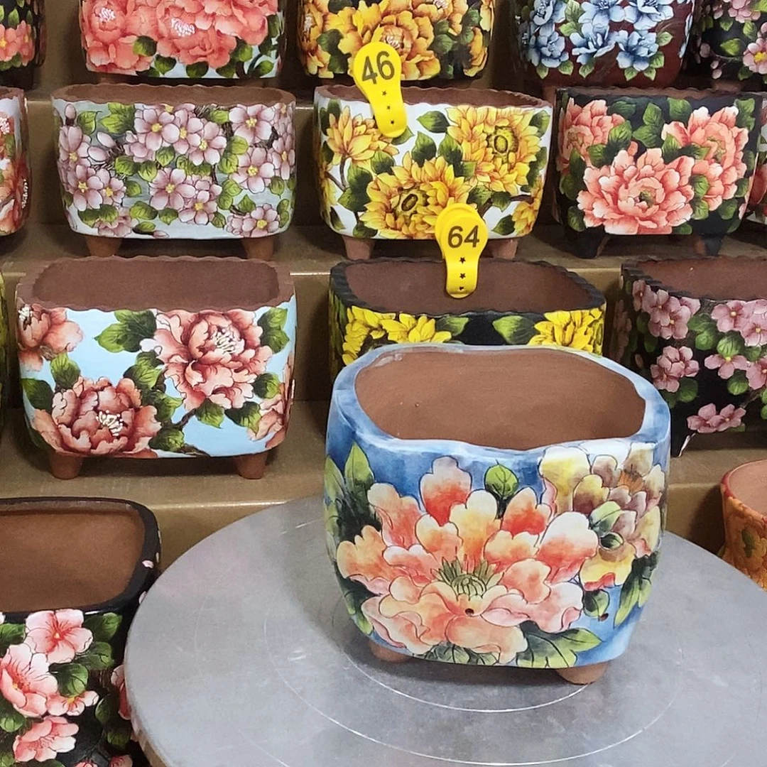 景德镇精品手绘美盆11.5/11.5