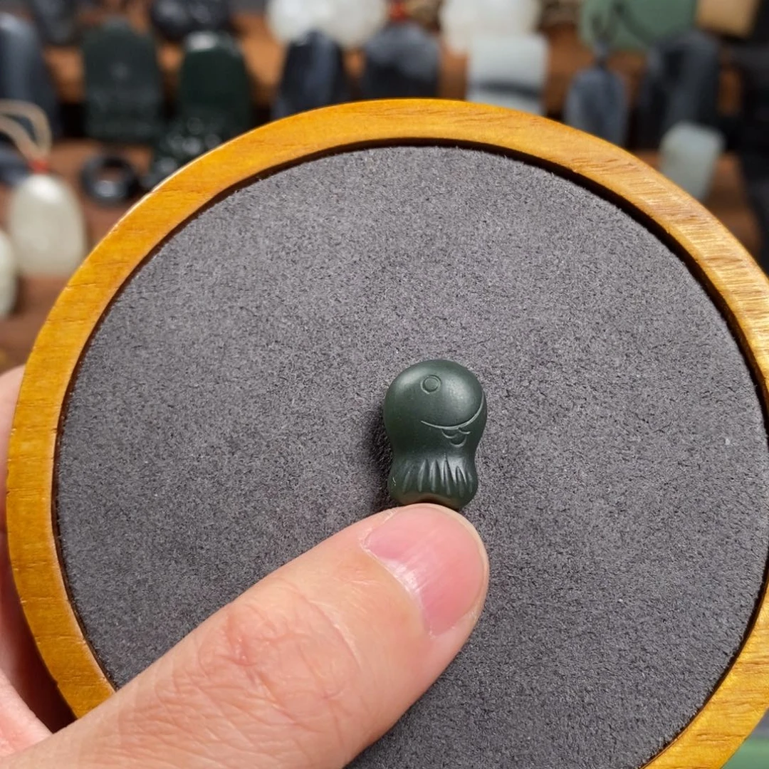 和田玉小鱼未镶嵌