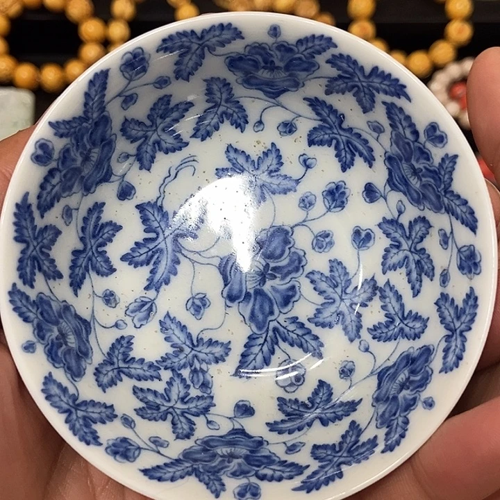 兰***儿摆件青花笔锋浓转粉了我