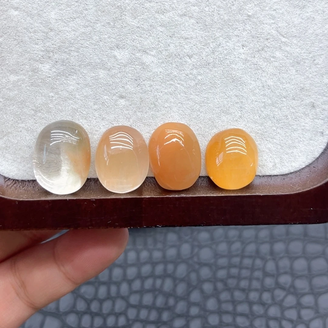 未镶嵌水晶珠宝半成品57 兔毛蛋面