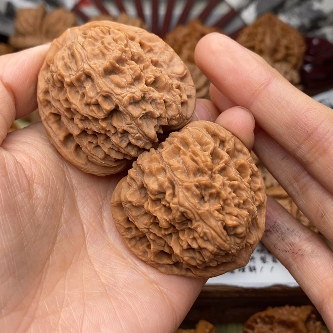 把件文玩核桃707号44.5全品三角南疆