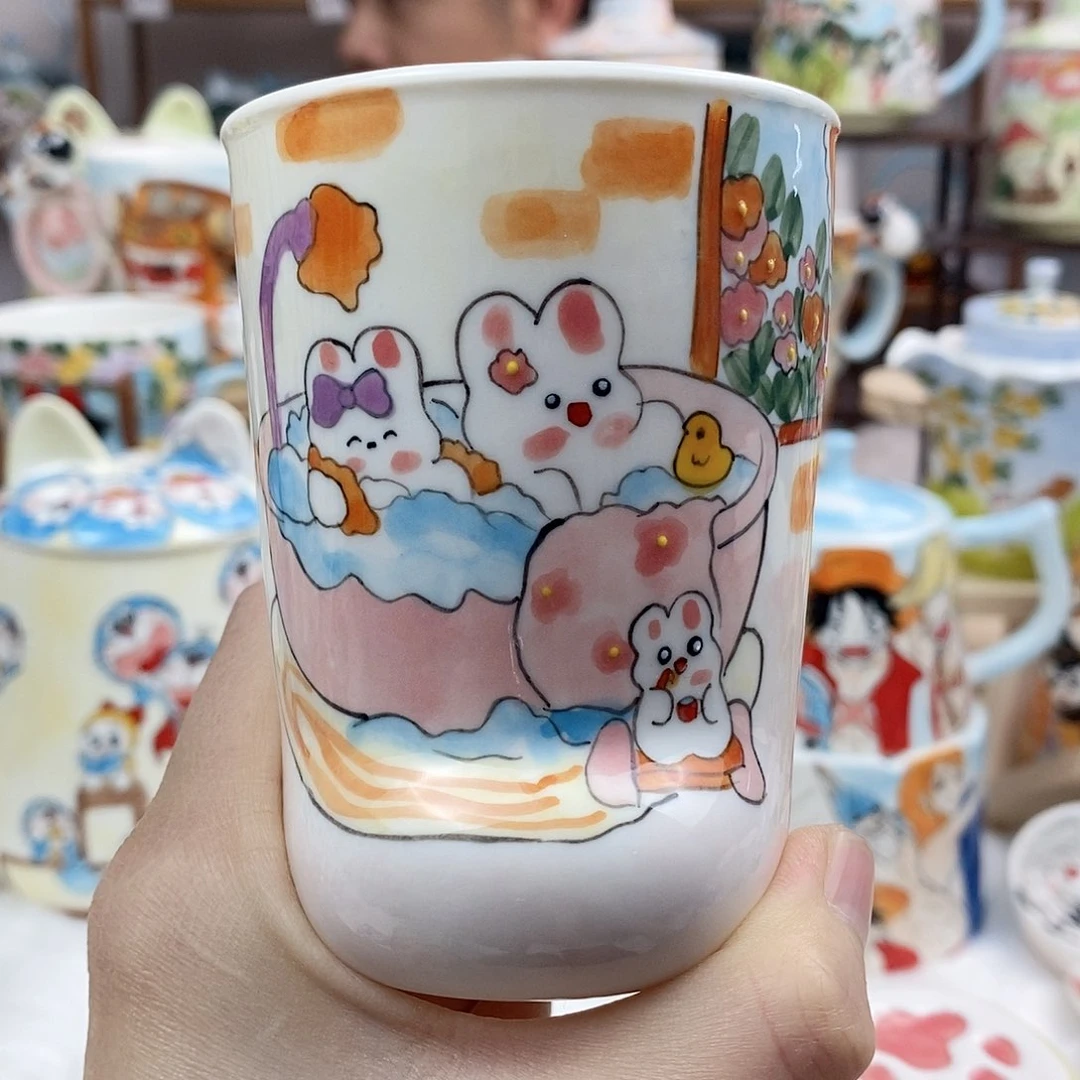 杯董董文创手绘陶瓷