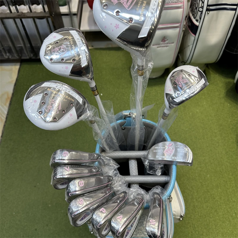 本间花仙子高尔夫球杆royal铁杆全套碳素杆超标杆一号木樱花粉