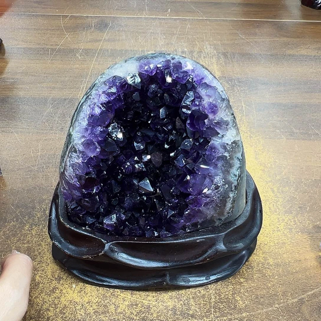 紫晶未镶嵌摆件福利