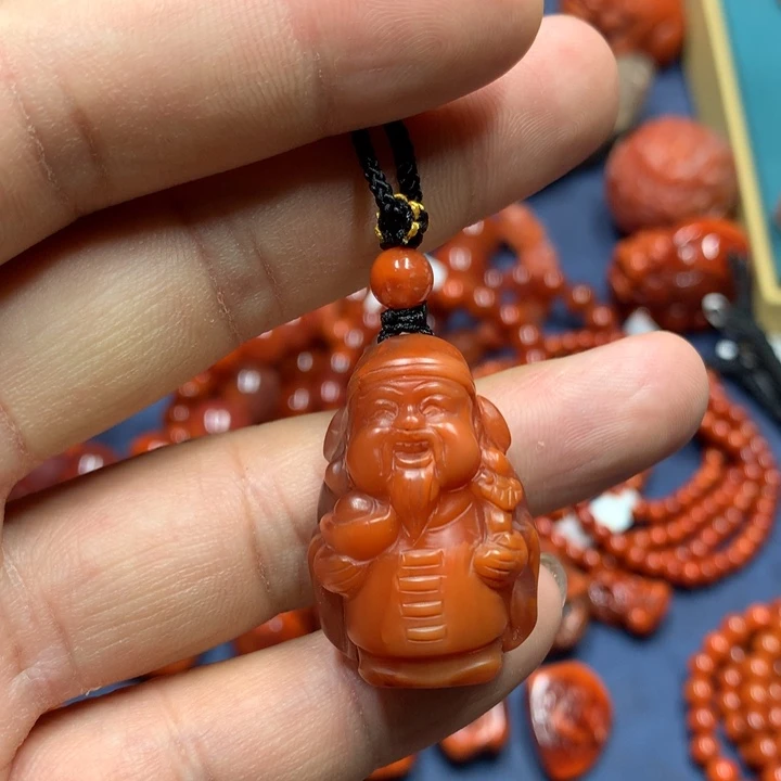 南红玛瑙吊坠(不含链)未镶嵌