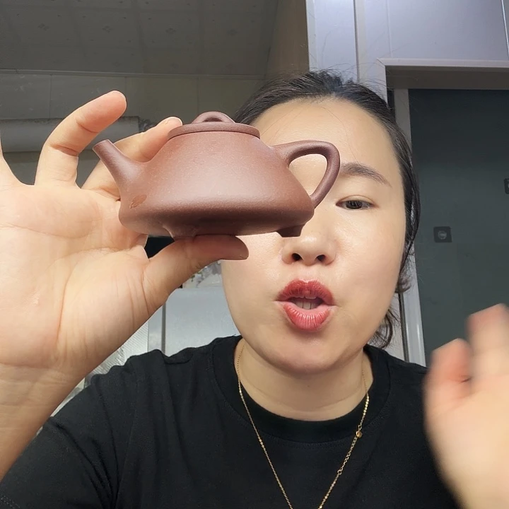 茶壶紫砂原矿半手工紫泥子冶150cc