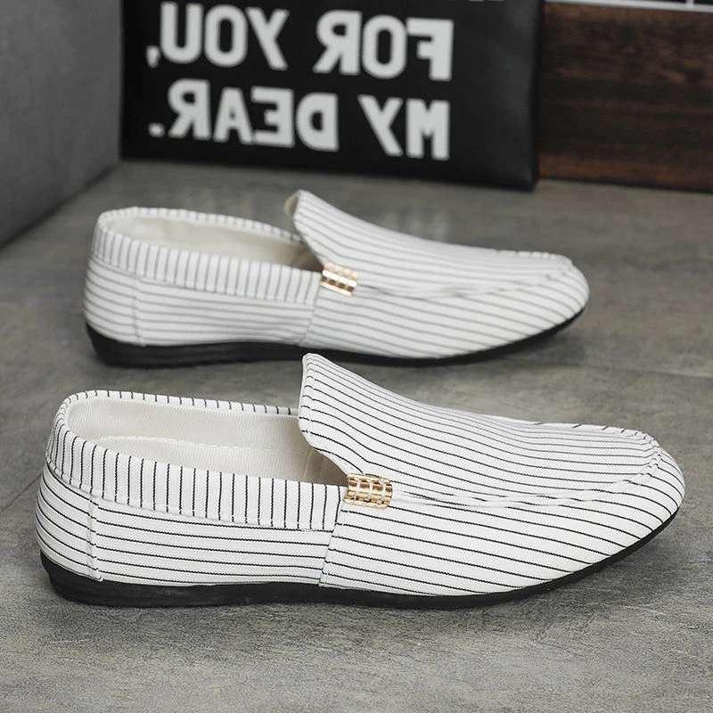 欧洲站【爆品清仓】夏季老北京布鞋男百搭透气休闲帆布鞋懒人一脚