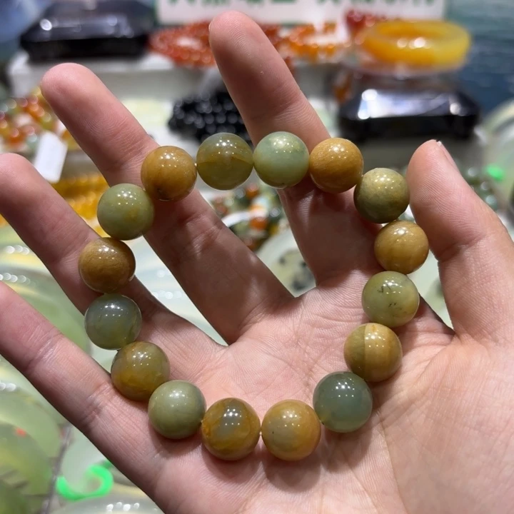 未镶嵌岫玉手镯天然