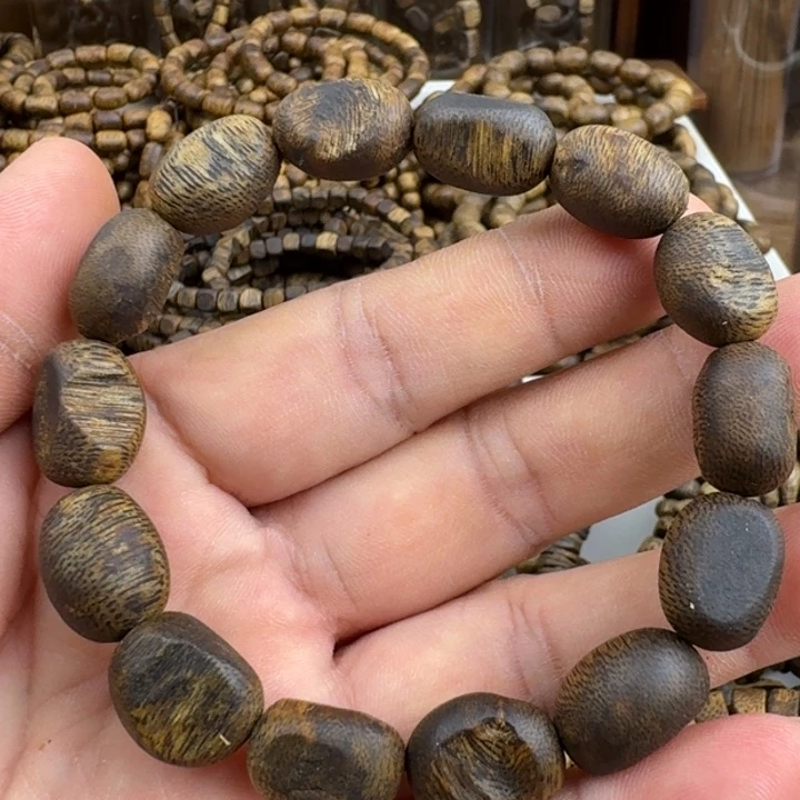手串沉香张勺子手串9克加