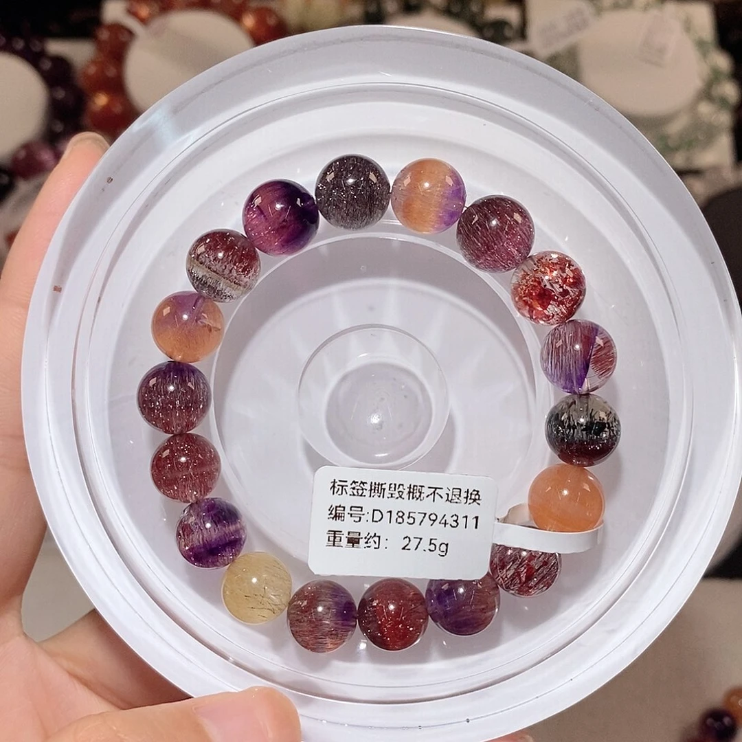 水晶手链未镶嵌糖果超七手链10