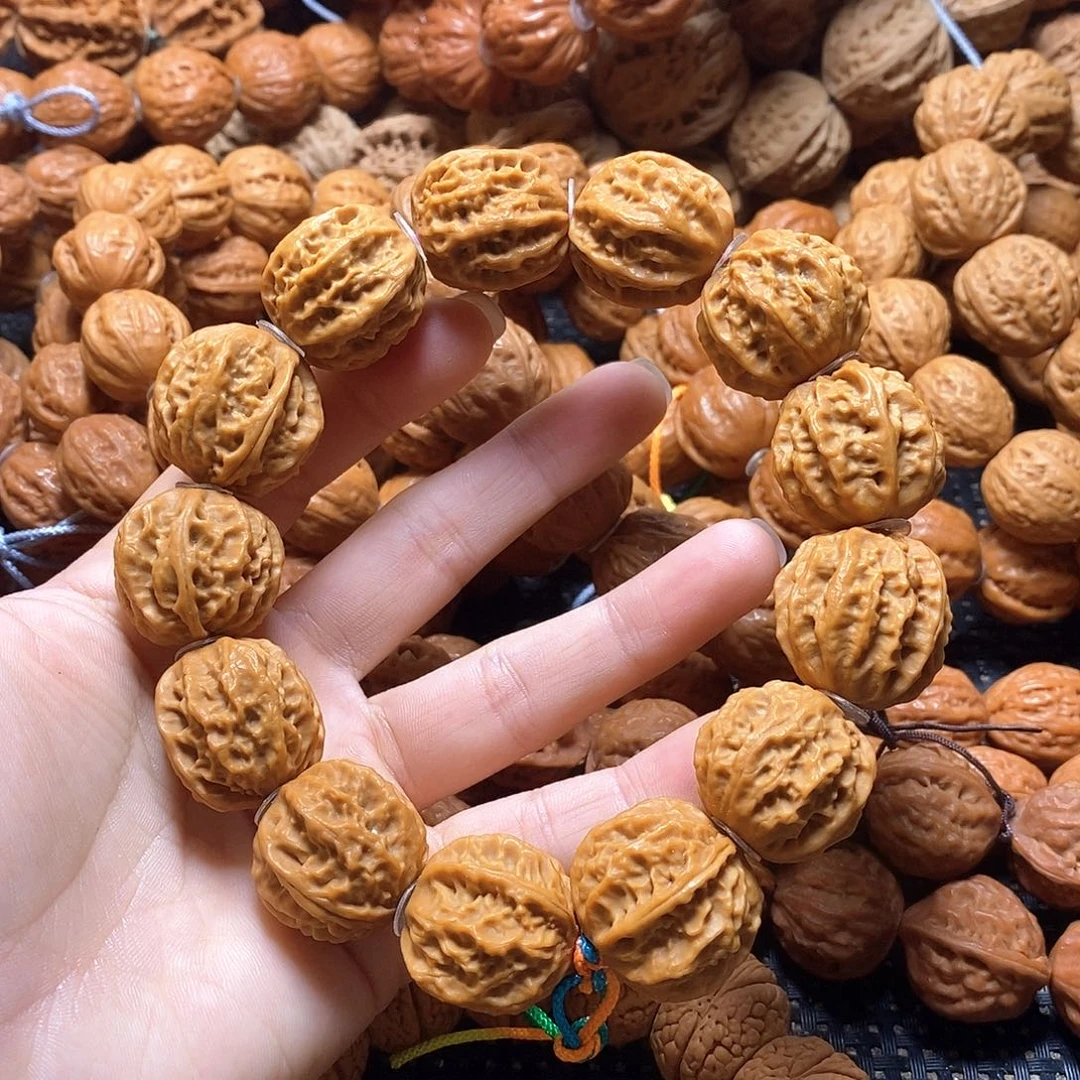 文玩核桃手串粗筋