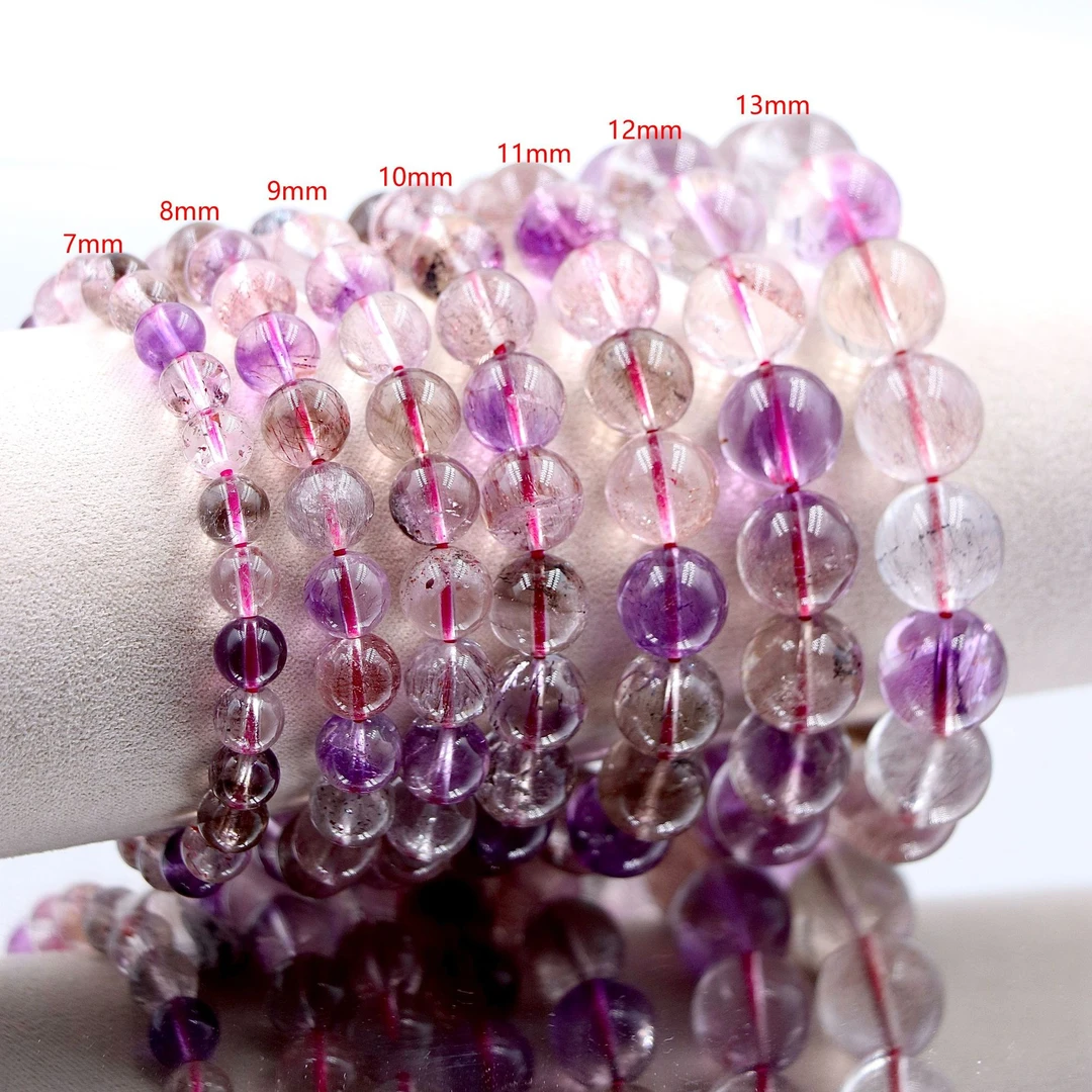 马达加斯加天然净水超七水晶手串A1200-多样性发一