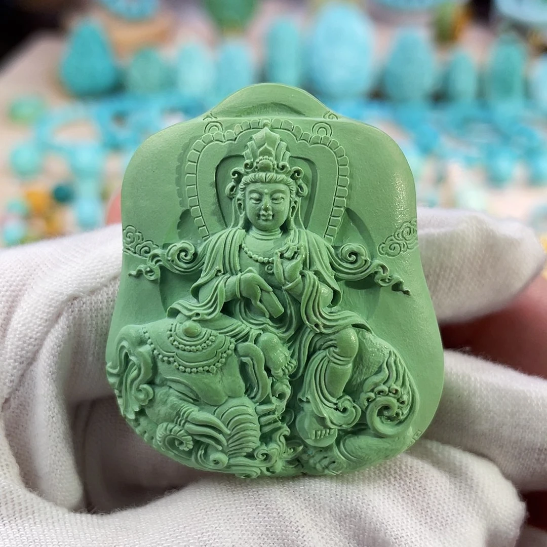 绿松石珠宝奇石未镶嵌