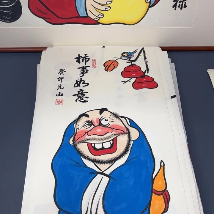 国画禅意画纯手绘作品