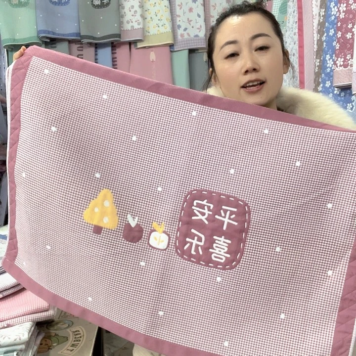 棉特价促销酒红色平安喜乐