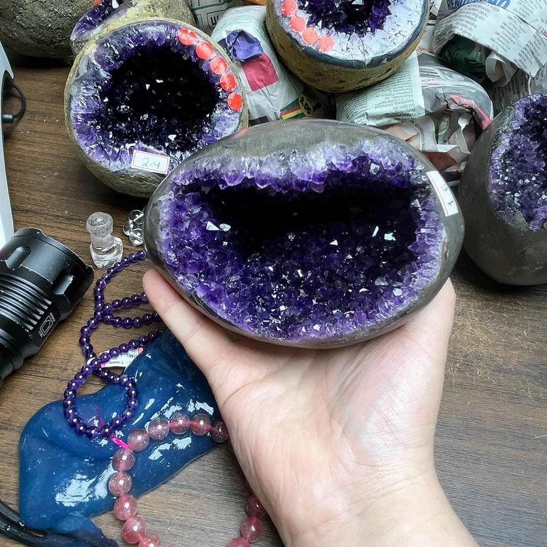 紫晶大型摆件（非配饰）未镶嵌?****?