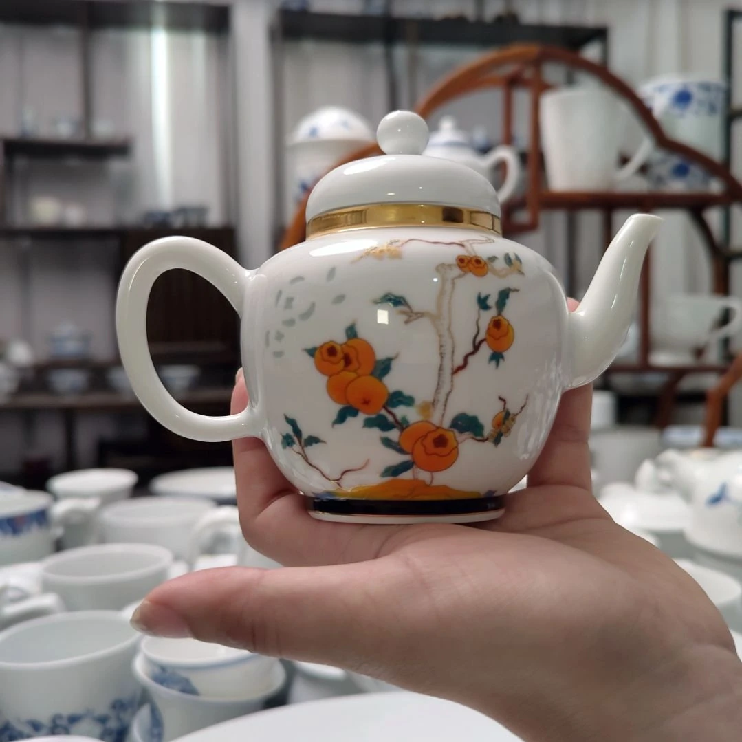 瓷事事如意茶壶一个