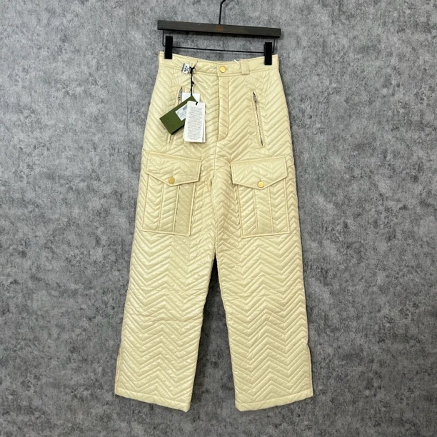 未使用 GUCCI/古驰 浅黄色长裤