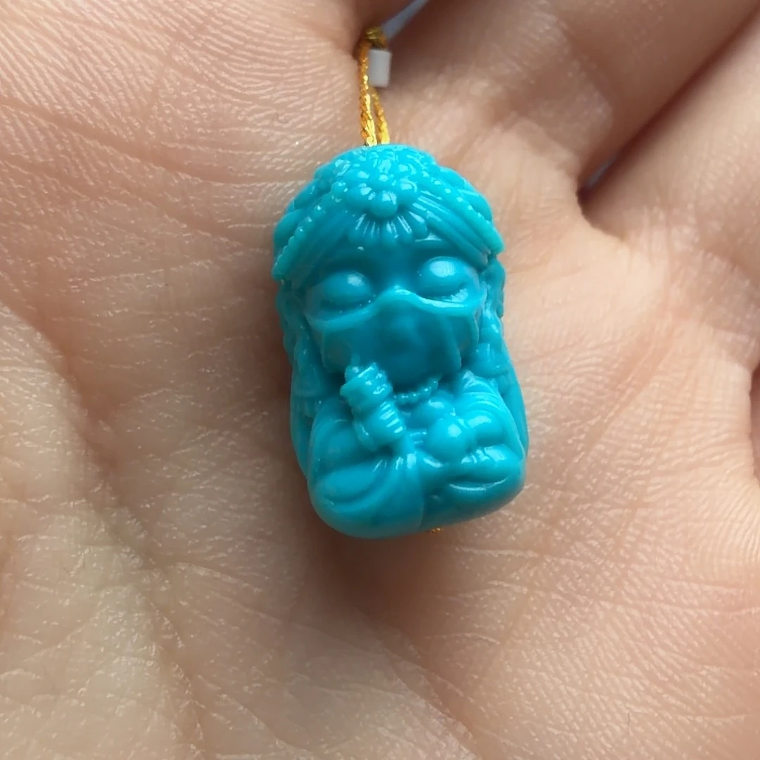 绿松石未镶嵌颈饰