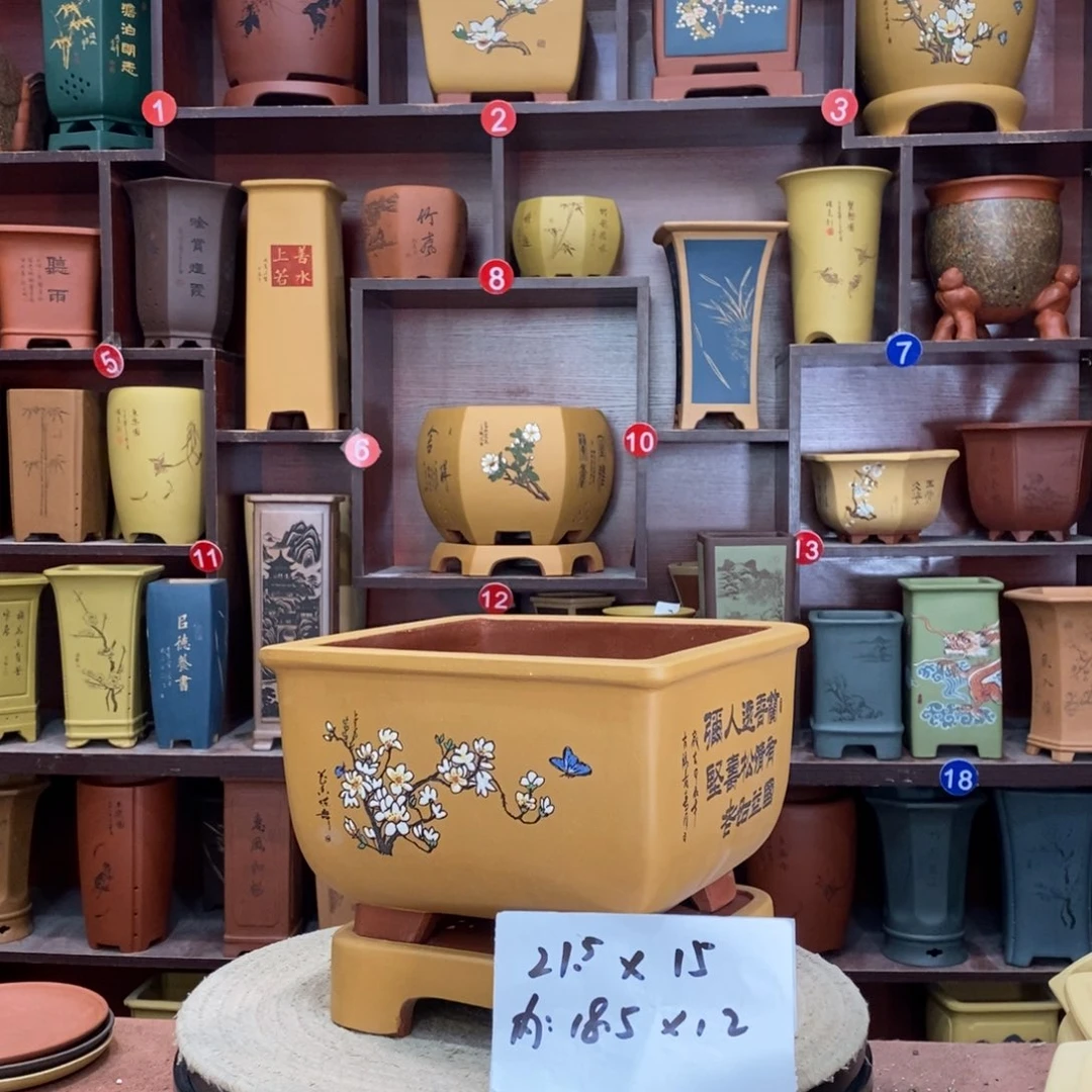 紫砂艺术紫砂花盆